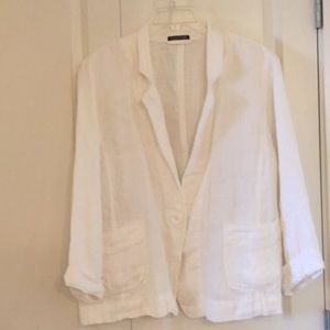 Eileen Fisher linen blazer